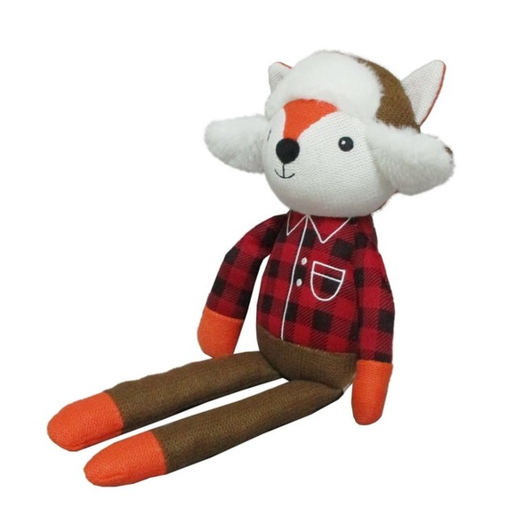 Winter Fox Knit Plush Crinkle Toy NWT - Picture 2 of 5
